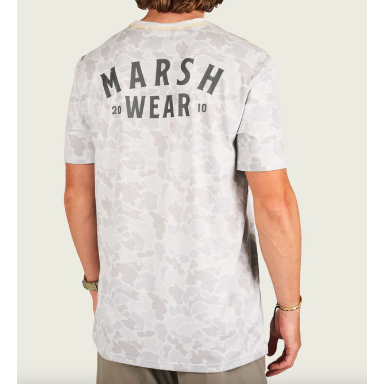 Marsh Wear Tech Tee - Grey Camo