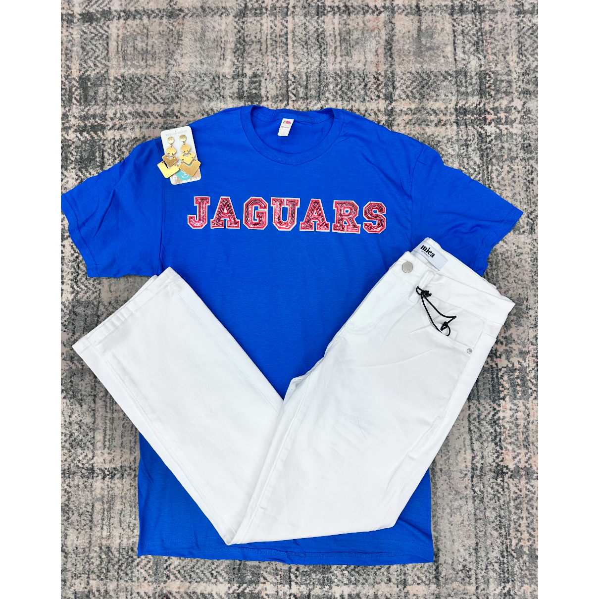 Custom JAGUAR Sequin Tee