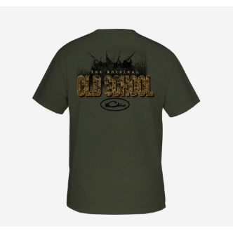 Drake Original Old School T-Shirt - Deep Depths Dark Heather by Drake