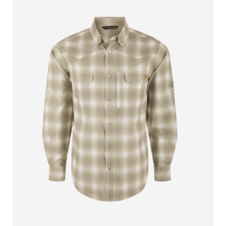 Drake Cinco Ranch Western LS Shirt - Seneca Rock by Drake