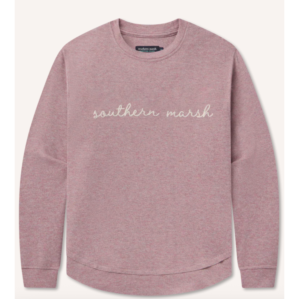 Southern Marsh Terra Textured Vintage Sweater - Camellia