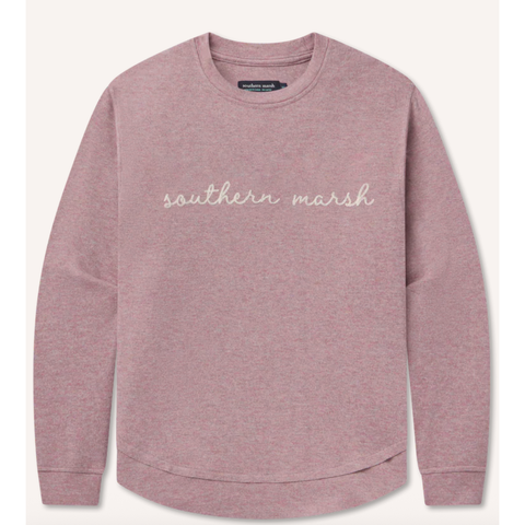 Southern Marsh Terra Textured Vintage Sweater - Camellia