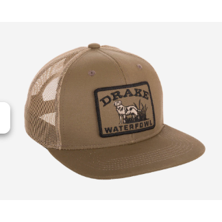 Drake Dog Patch Mesh Back Cap - Khaki