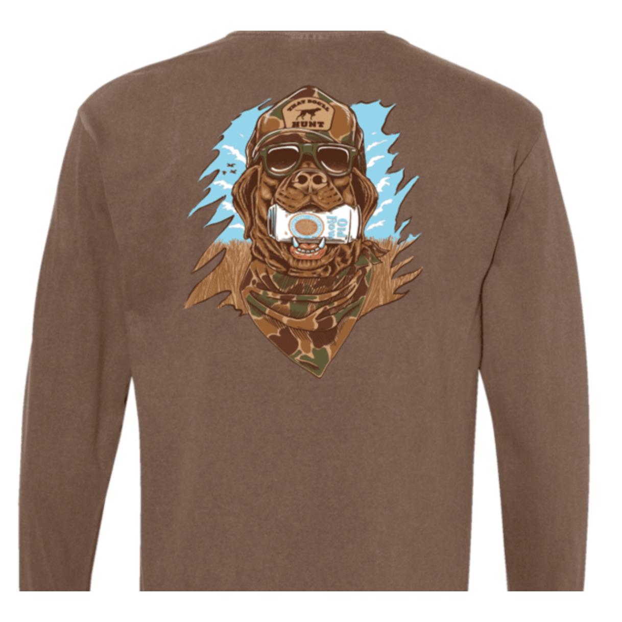 Old Row Retro Camo Long Sleeve T Shirt