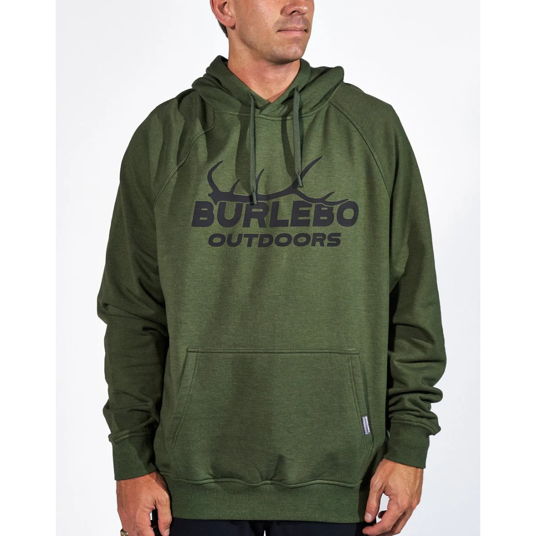 Burlebo Fleece Hoodie - Elk Horn