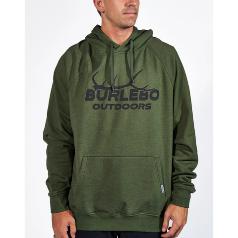 Burlebo Fleece Hoodie - Elk Horn