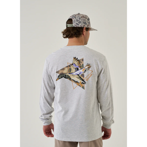Burlebo Pintail Triangle Duck Long Sleeve T Shirt