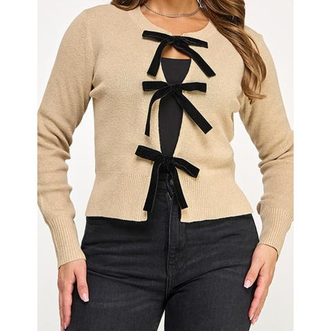 Velvet Whisper Long Sleeve Sweater