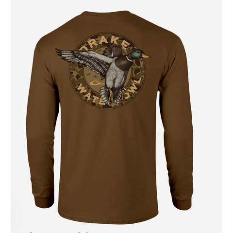 Drake Circle Mallard Long Sleeve T-Shirt