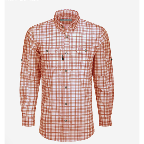 Drake Hunter Creek Window Pane Plaid Long Sleeve Shirt