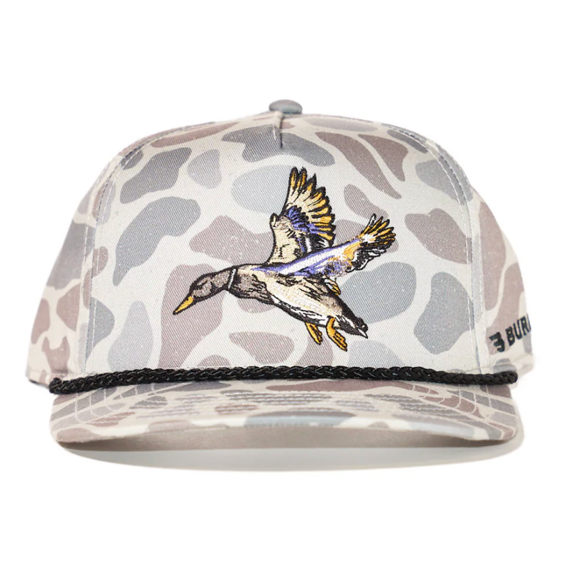 Burlebo Diving Mallard Hat - Classic Deer Camo