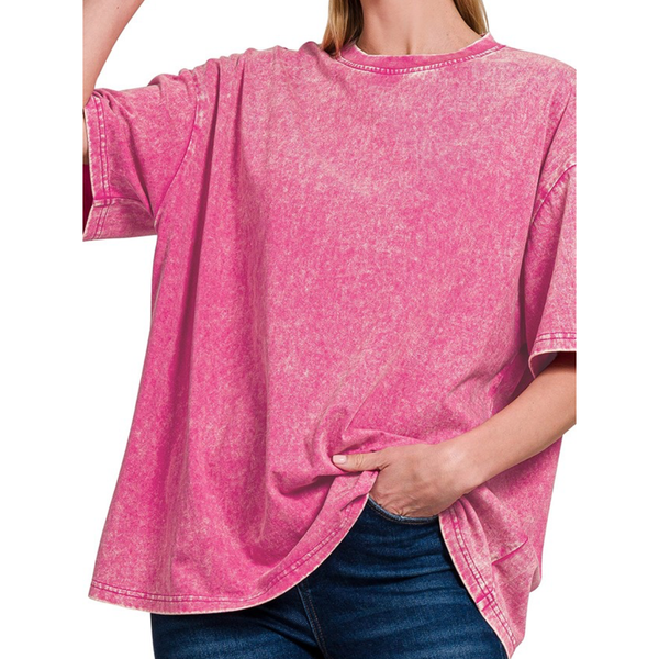 Washed Premium Cotton Oversized T Shirt
