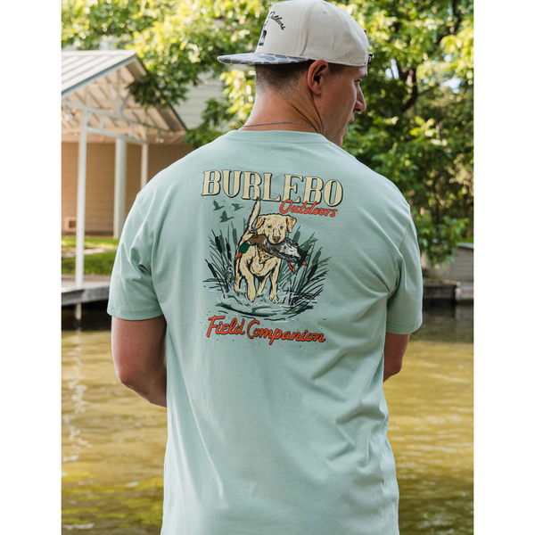 Burlebo Short Sleeve T-Shirt - Field Companion - Sage