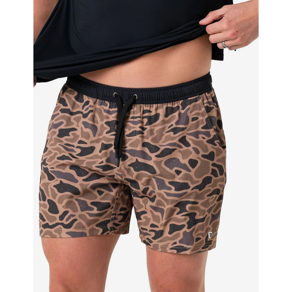 Burlebo Athletic Short - Gauge Camo - Black Liner
