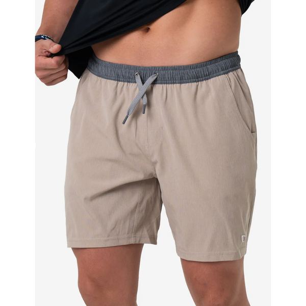 Burlebo Athletic Short - Heather Khaki - Venado Camo Liner