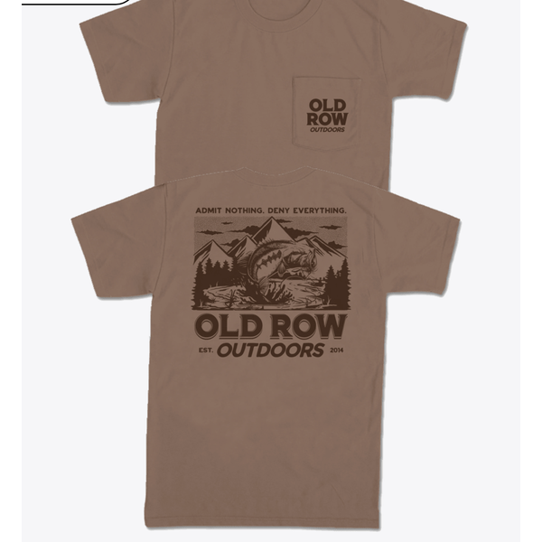 Old Row Outdoors Bass Mountain Short Sleeve T Shirt
