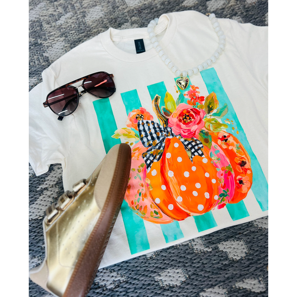 Polka Dot Pumpkin Tee