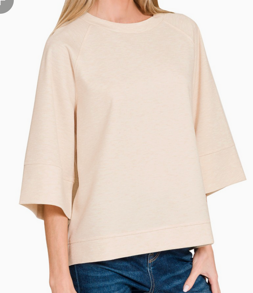 Scuba 3/4 Sleeve Pullover