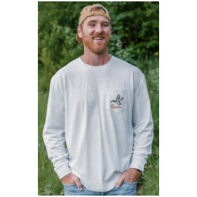 Burlebo Pintail Diving Duck LS - Heather Ash Grey