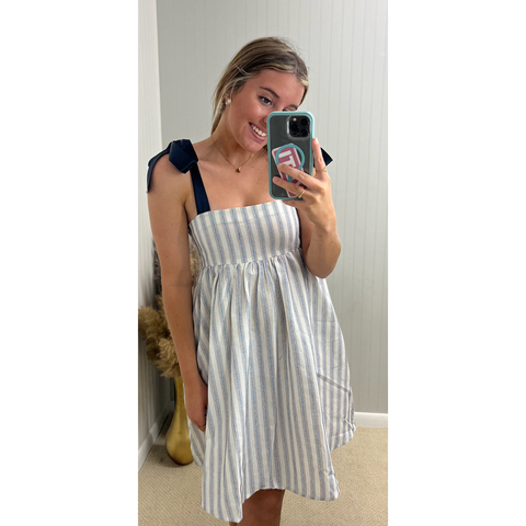 Striped Babydoll Dress