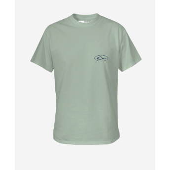 Drake Watercolor Mallard Cotton SS T-Shirt - Milky Green