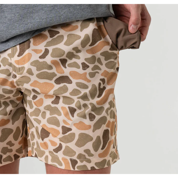Burlebo Everyday Short - Venado Camo - Brown Pocket