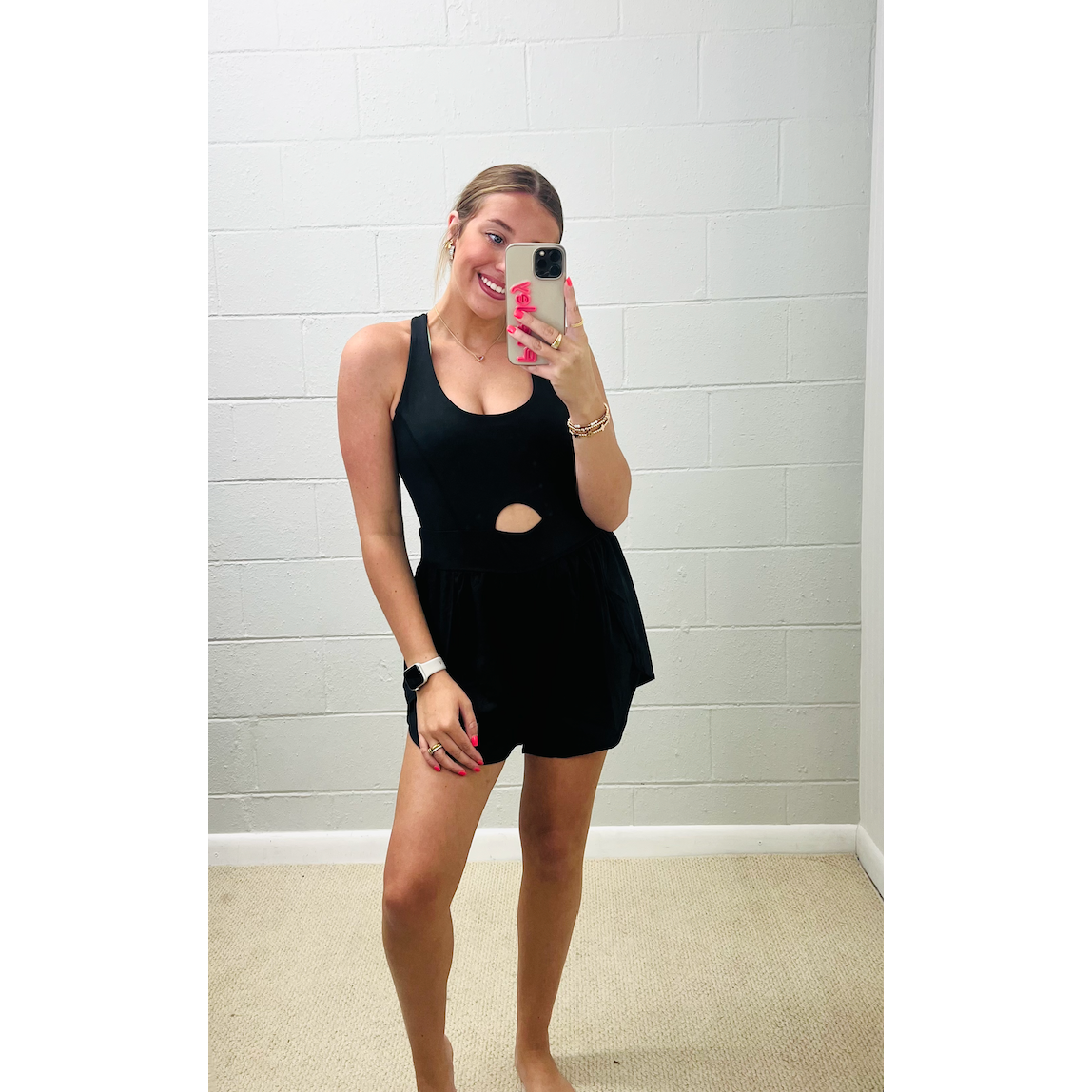 Romper With Front Cutout