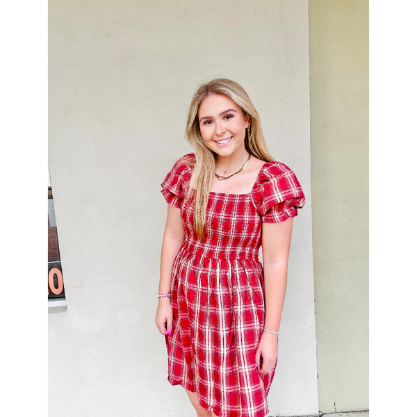 Autumn Stroll Plaid Dress by Southern Roots Clothing Company