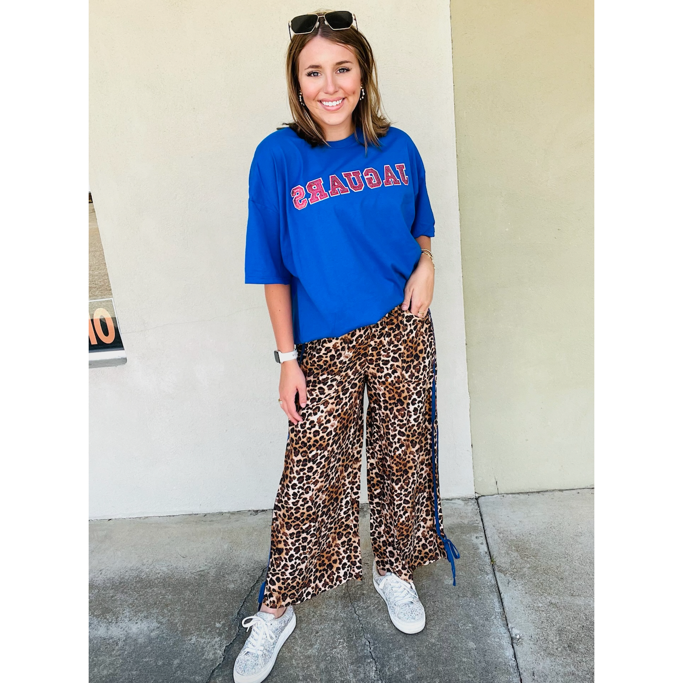 Leopard Print Relaxed Fit Pants by Southern Roots Clothing Company