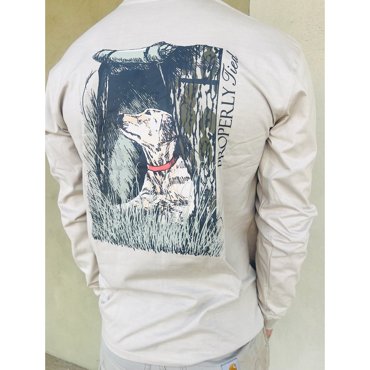 Properly Tied Mossy Oak Lab Long Sleeve T Shirt