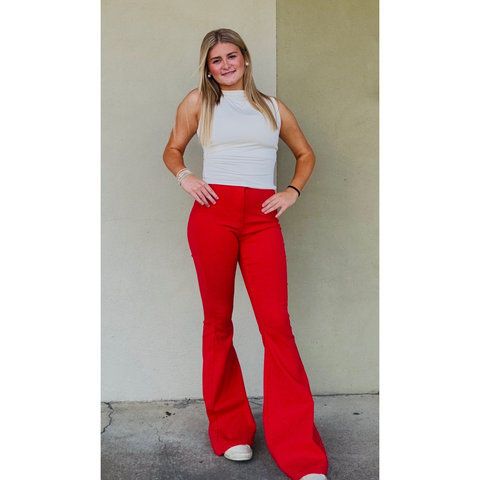 Red Super Stretch Flares