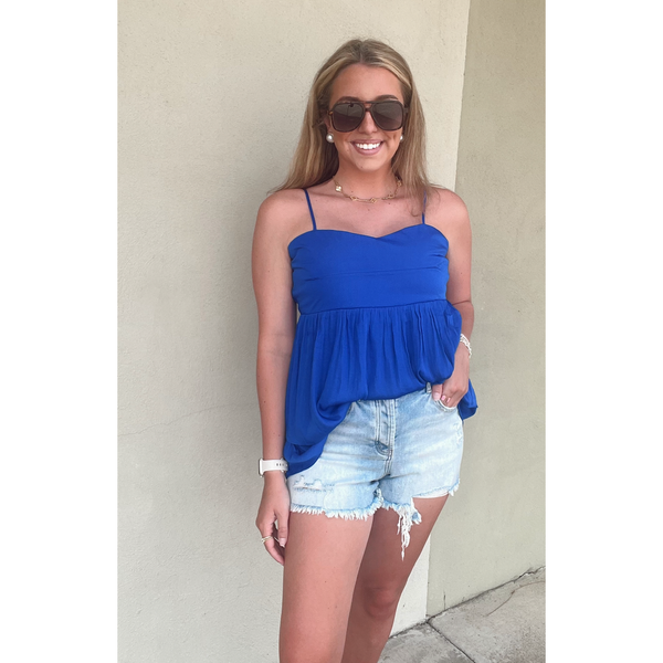 Sweetheart Neck Layered Tank