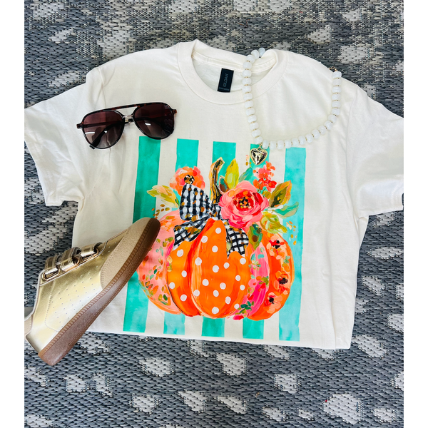 Polka Dot Pumpkin Tee