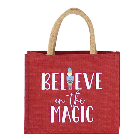 The Royal Standard - Believe in the Magic Gift Tote   Red/White/Multi