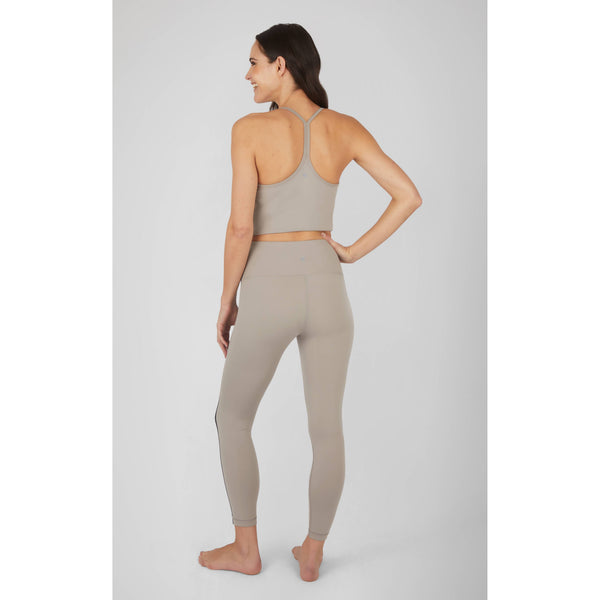 Contrast Crop Bra Tank and Ankle Leggings