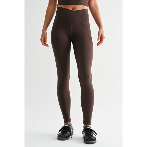 Venice Crossover Waist Leggings