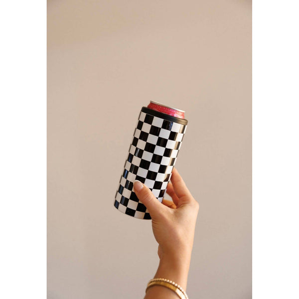 Hard Cooling Can in Checkerboard