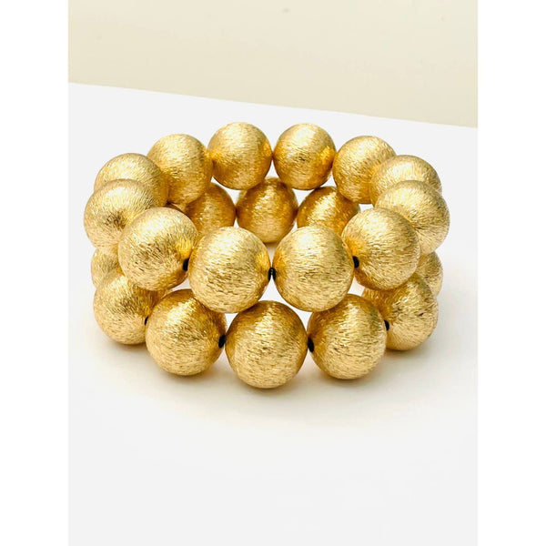 Gold Big Ball Bracelet