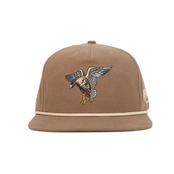 American Flyway Waterfowl - Brown w/ Tan Rope Specklebelly RipStop Hat