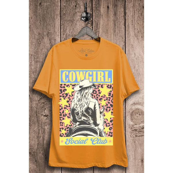 Cowgirl Social Club Graphic Top