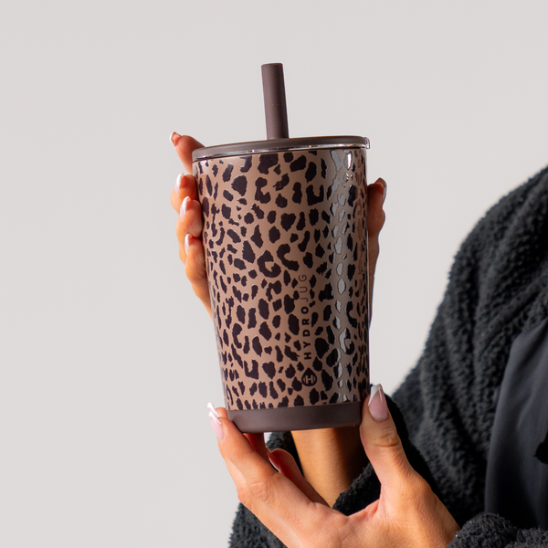 HydroJug - Brown Leopard HydroJug 14oz Everyday Tumbler