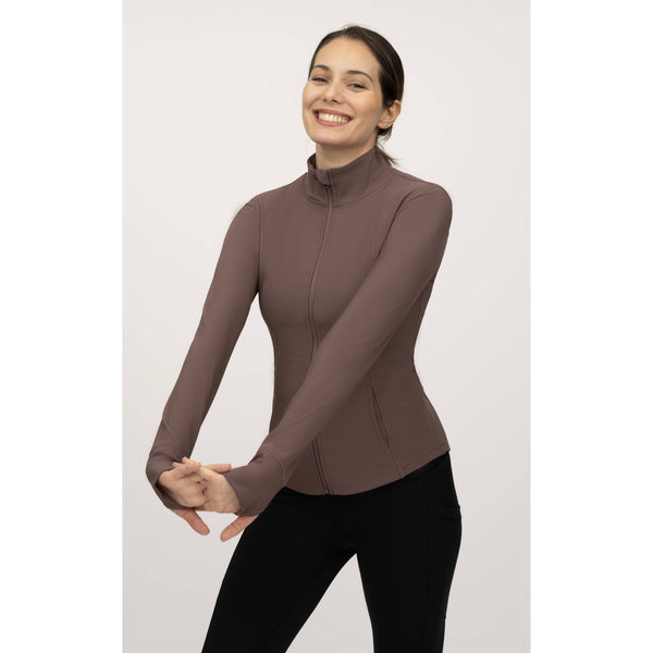 Ribbed Full Performance Full Zip Jacket
