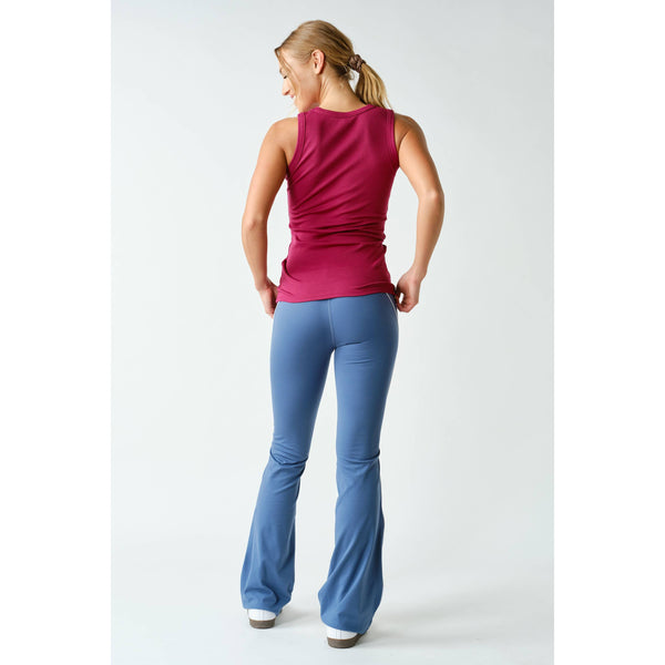 Mono B - Essential Micro-Ribbed Athleisure Tank Top