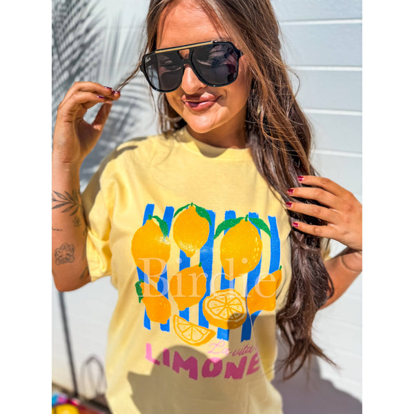 Limone Graphic Tee on Butter