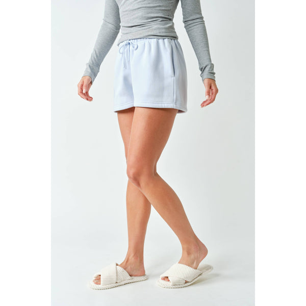 Cotton Blend Sweat Shorts