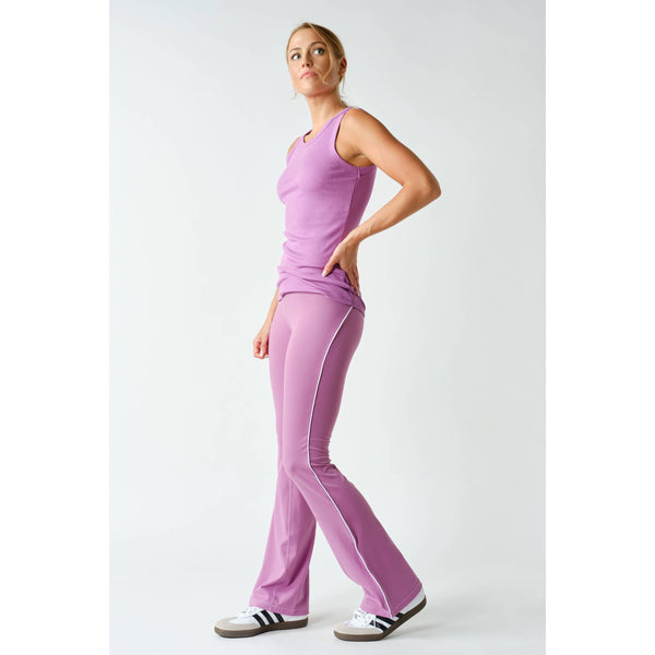 Mono B - Essential Micro-Ribbed Athleisure Tank Top