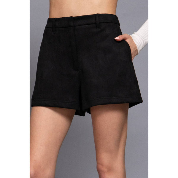Faux Suede Shorts