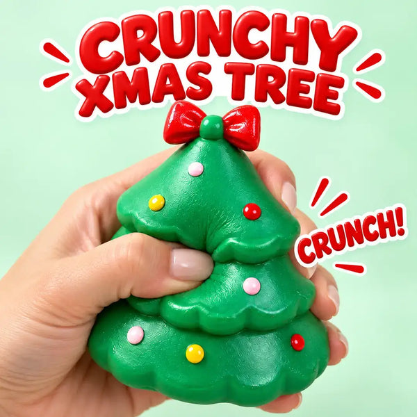 Crunchy Merry Christmas Squishy Toy— ASMR Holiday Squishies