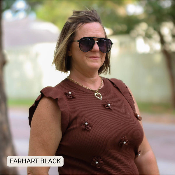 DAX Eyewear - Earhart - Women’s Aviator Sunglasses–Polarized Everyday Chic