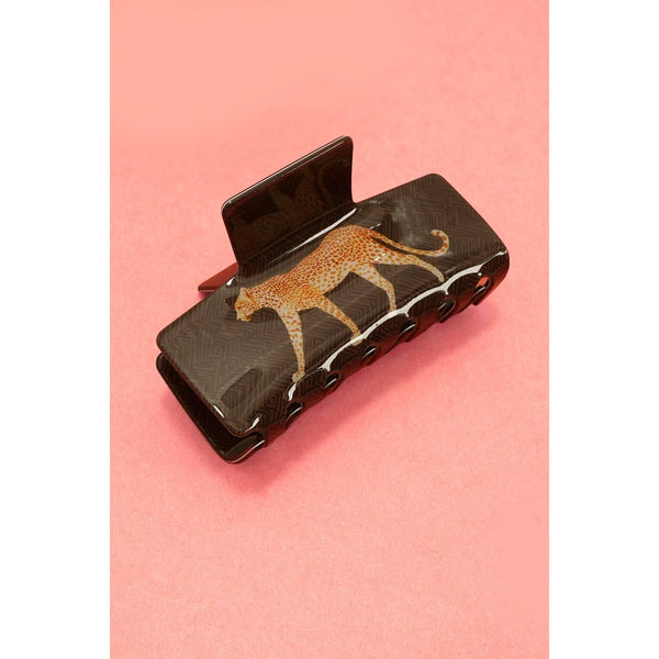 Wildlife Leopard Hair Claw Clips